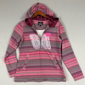 Over The Wall NASCAR‎ Hoodie Women's M Multicolor Striped Dale Earnhardt Jr #88